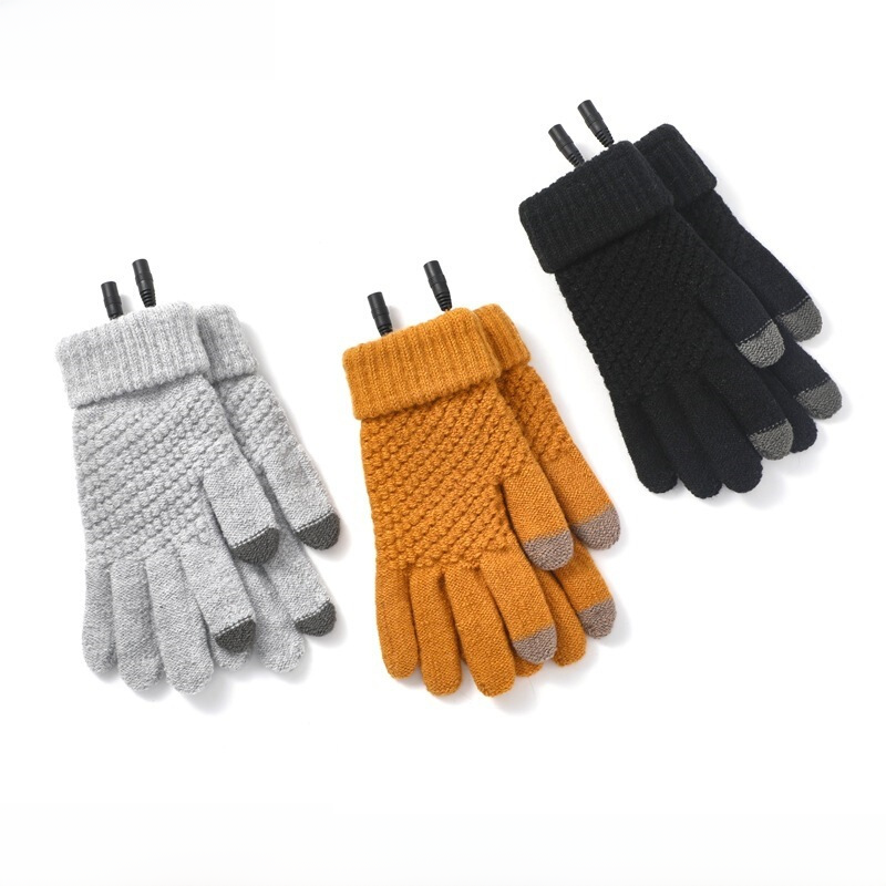USB Touchscreen Heated Gloves for Winter Warmth